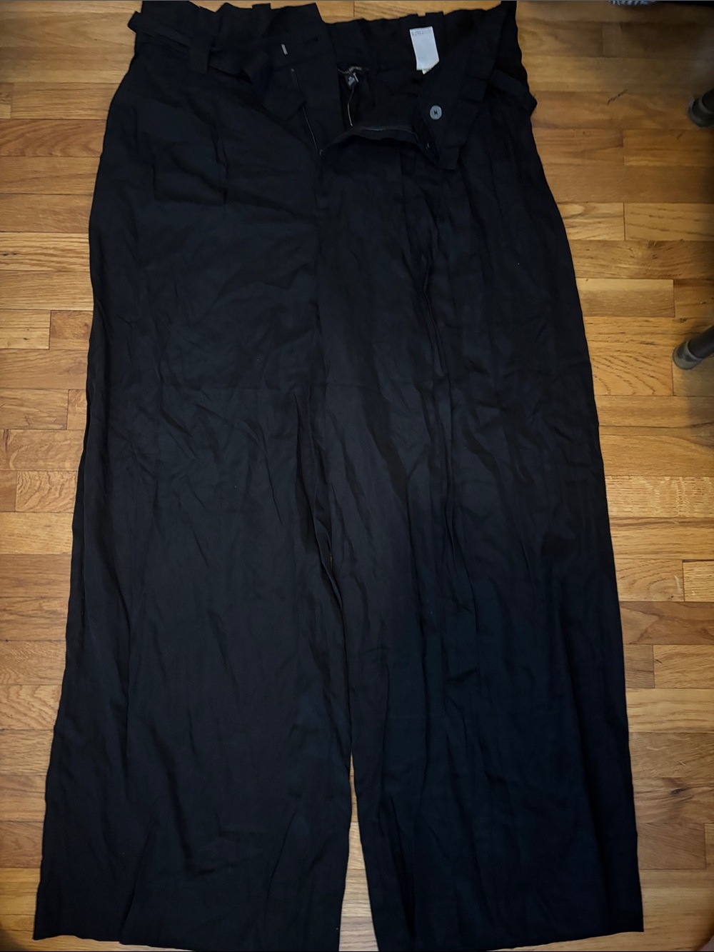 Banana Republic Black Wide-Leg Women's Trousers